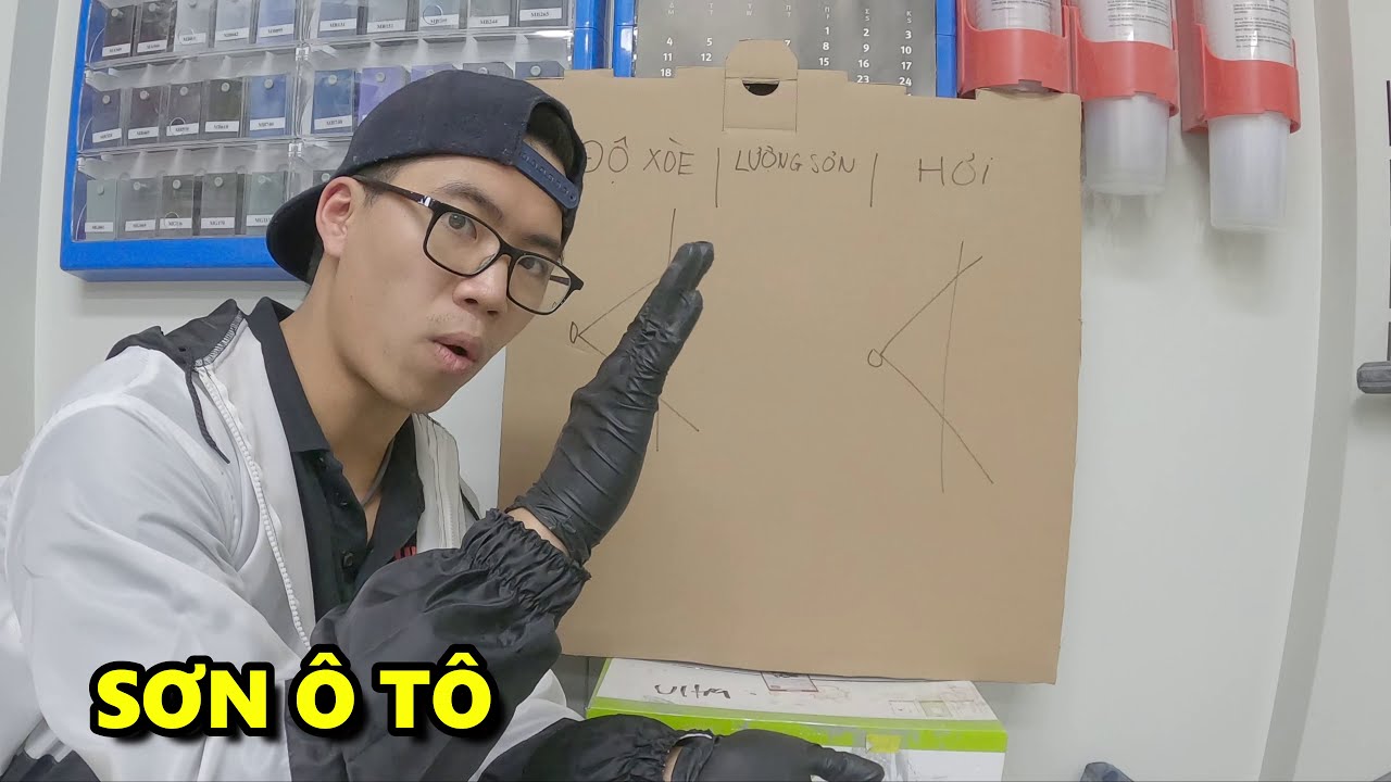 Tìm Hiểu Học Pha Chỉnh Màu Sơn Oto Đơn Giản